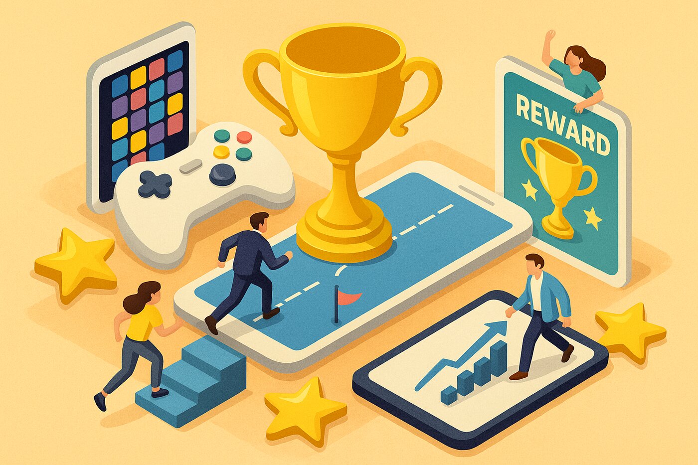 Gamification im Marketing verbindet Belohnungssysteme und Fortschritt zu einem emotionalen Markenerlebnis