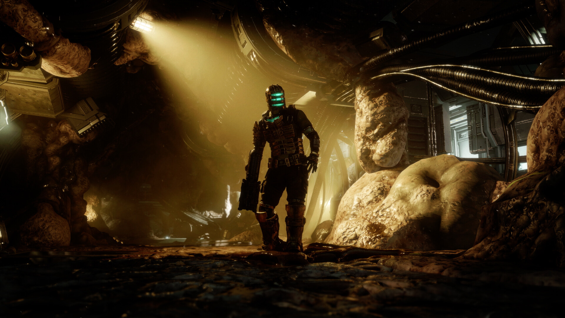 Das Dead Space Remake läuft auf der Frostbite Engine, in der Rolle des Technikers Isaac Clarke