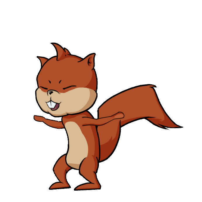 Win Animation Skinny Squirrel Win Animation Skinny Squirrel