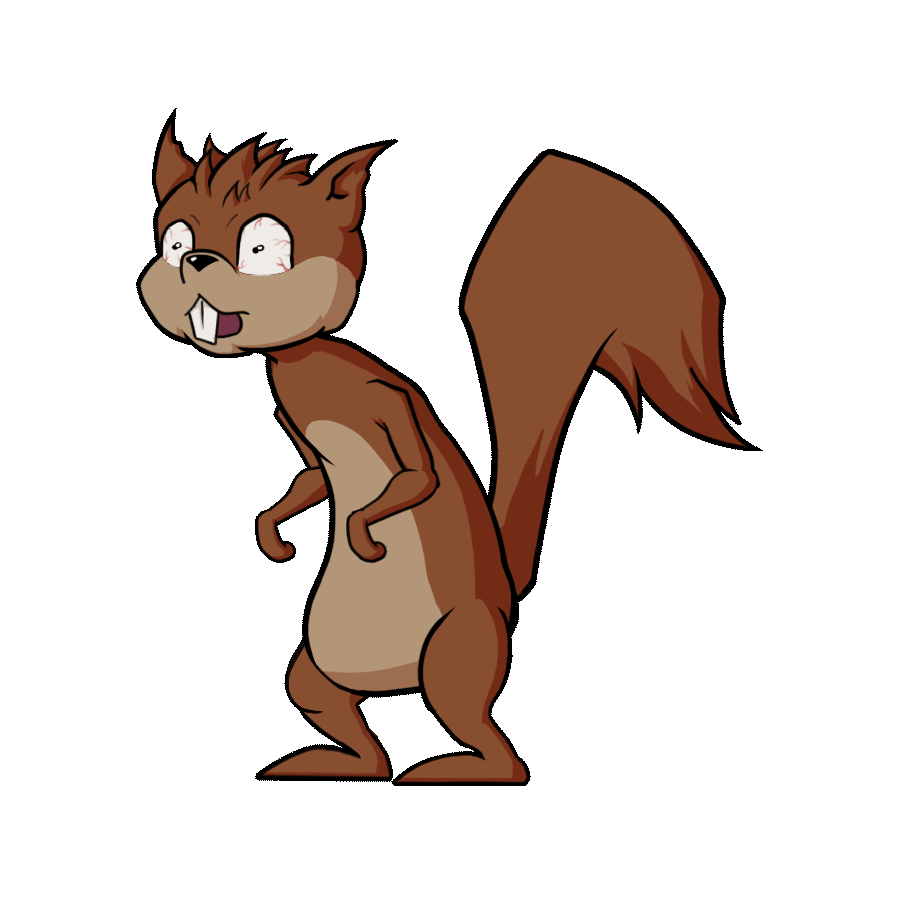 Idle Animation Crazy Squirrel Idle Animation Crazy Squirrel